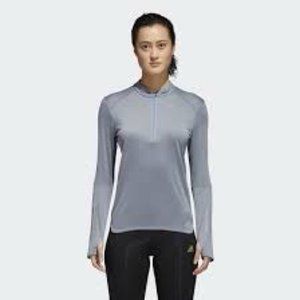 Adidas Climalite Light Blue 1/4 Zip Athletic Top M